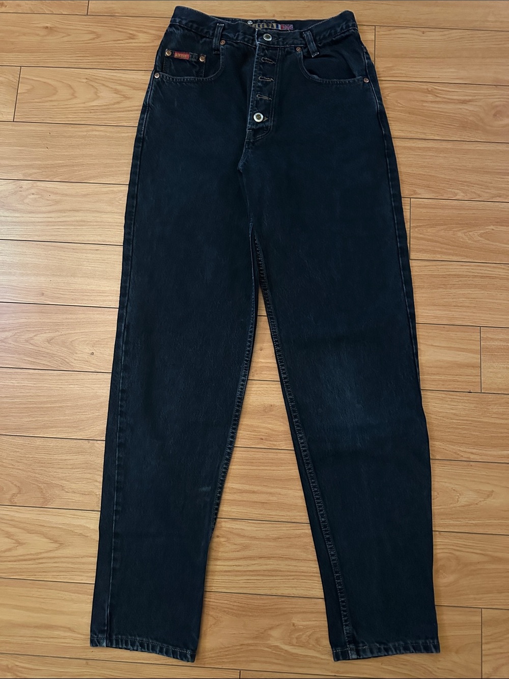IKEDA Vintage Dark Wash Tapered Jeans